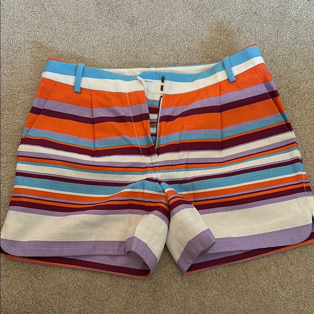 J Crew Colorful Striped Shorts